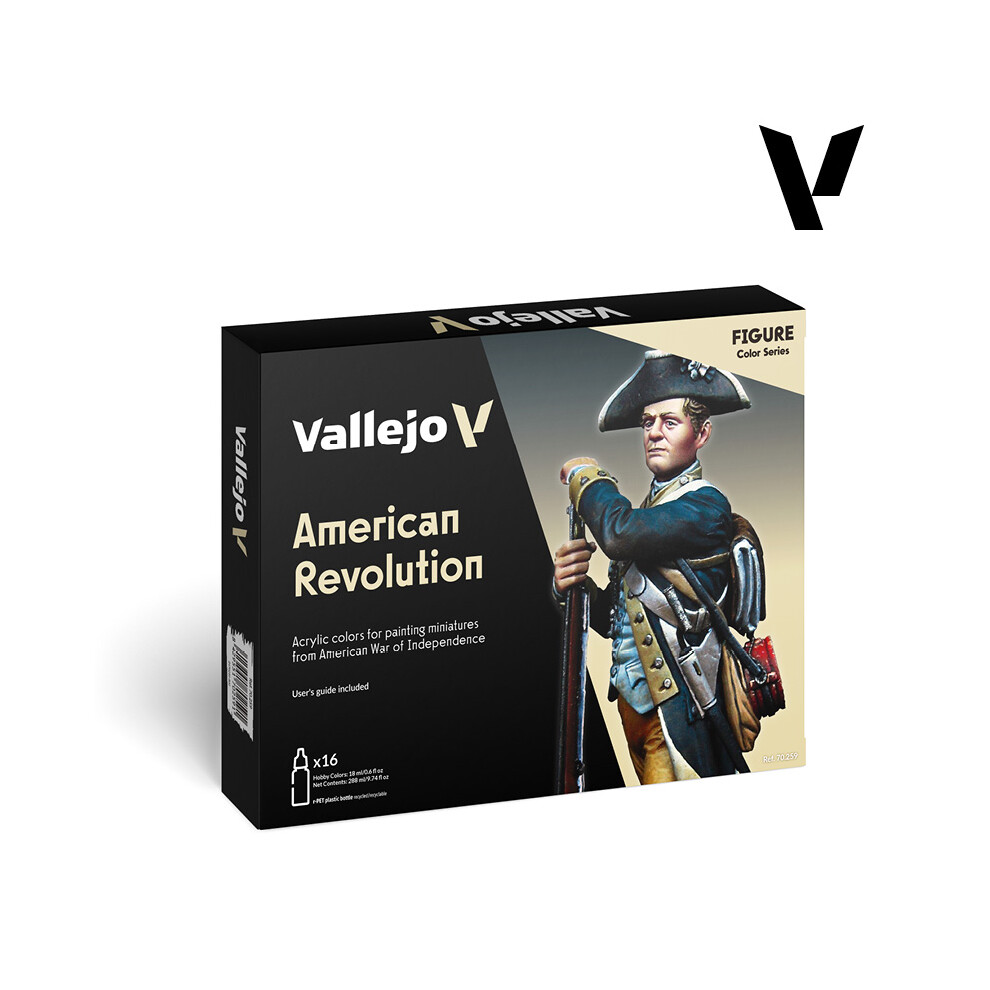 VAL70259 - AV Vallejo Model Color Set - American Revolution (16)