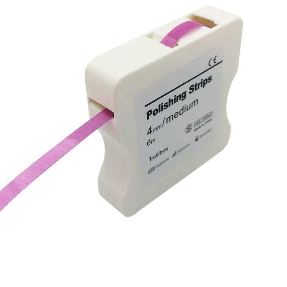(pink) 6m/roll Dental Polishing Strips Resin Tooth Grinding Sanding Teeth Whitening Dentistry Materials