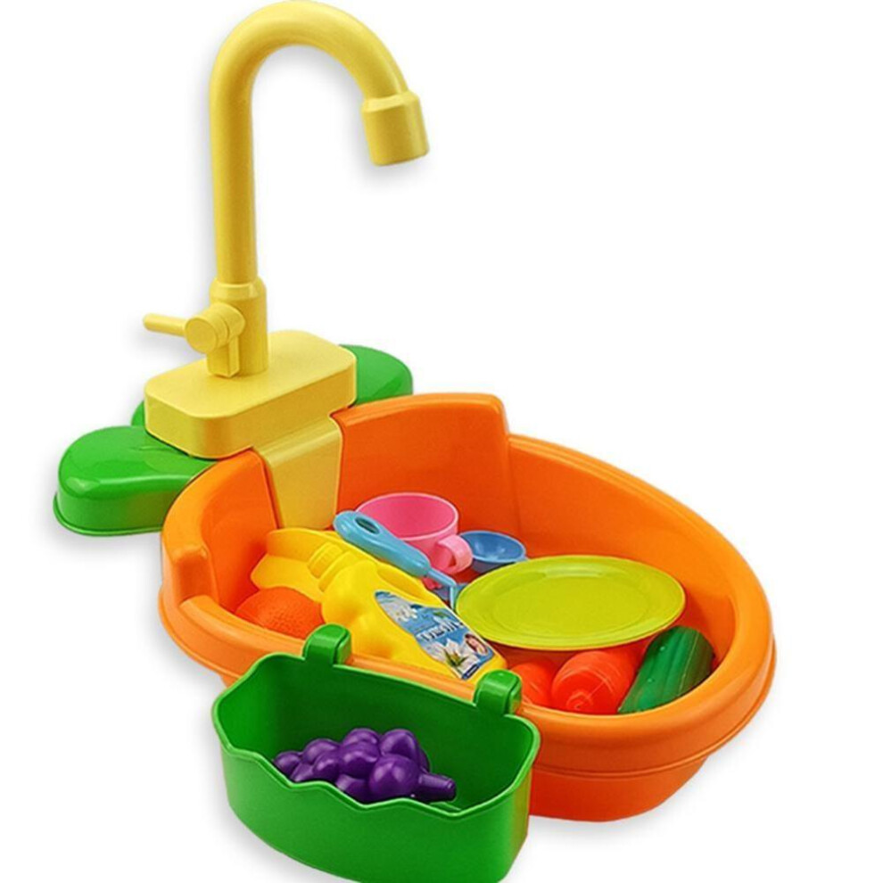 (orange) Bird Bath Tub With Faucet Pet Parrots Parakeet Cockatiel Fountains Spa Pool Shower Multifunctional Toy Cleaning Tool