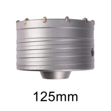(125mm Hole Saw) 30-125 Mm Tct Core Drill Bit Concrete Masonry Brick Hole Cutter Bit Sds Plus