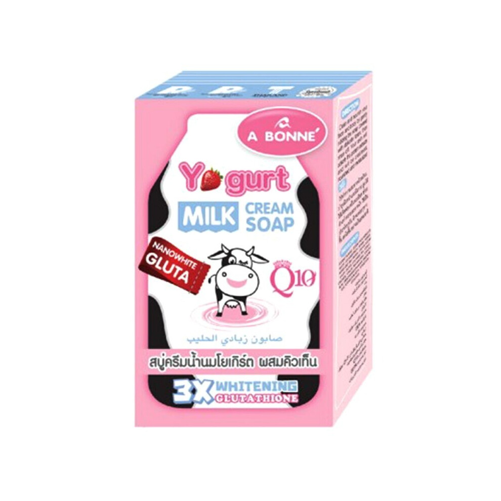 Cream A Bonne Milk Soap 90G | Moisturizing | Gentle Cleanser For Soft & Smooth Skin | Nourishing Bath Soap