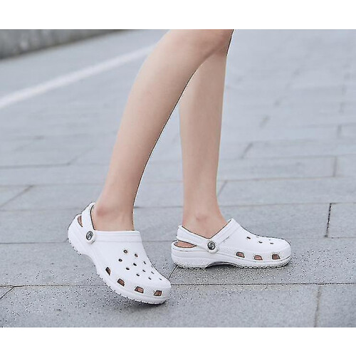 (38, Red) Unisex Garden Clogs Shoes 2