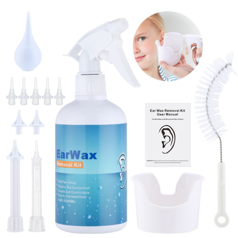 Ear Wax Removal Remover Cleaning Washer Bottle Irrigation Cleaner Kit