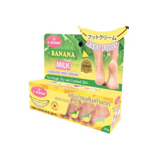 A BONNE Banana Milk Cracked Heel Cream 50g | Repairing Cream for Rough, Dry & Cracked Skin | Deep Moisturizing & Nourishing Foot Care