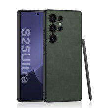 (Frosted Green for Samsung SM-S25Plus) Mobile Phone Case Accessories for Samsung SM-S25Ultra/SM-S25Plus/SM-S25 Creative Frosted Leather Protective Case Ultra-thin Vegan Leather