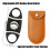 (Black) 420 Carbon Steel Cigar Cutter and Lighter Set. 5