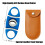 (Blue) 420 Carbon Steel Cigar Cutter and Lighter Set. 5