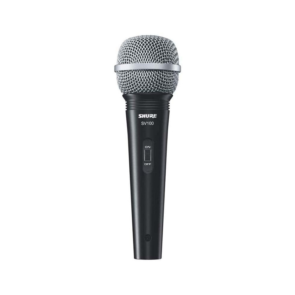 Shure Microphones SV100 Black 15' XLR to 1/4" cable cable included