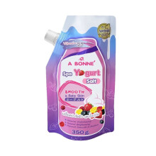 A BONNE Spa Yogurt Bath Salt 350g | Exfoliating & Nourishing Bath Salt for Smooth, Soft, Baby-like Skin