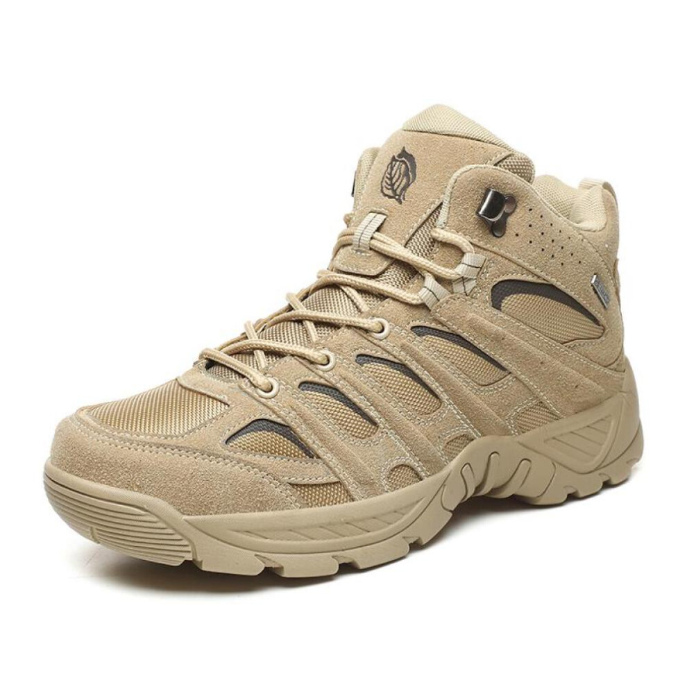 (sand, 47) Tactical Military Boots Men Boots Special Force Desert Army Boots Outdoor Hiking Boots Ankle Shoes For Men Work Safty Shoes