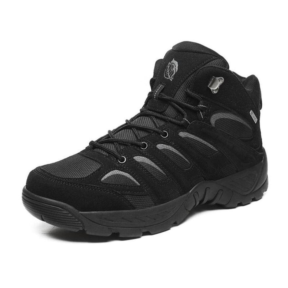 (black, 45) Tactical Military Boots Men Boots Special Force Desert Army Boots Outdoor Hiking Boots Ankle Shoes For Men Work Safty Shoes