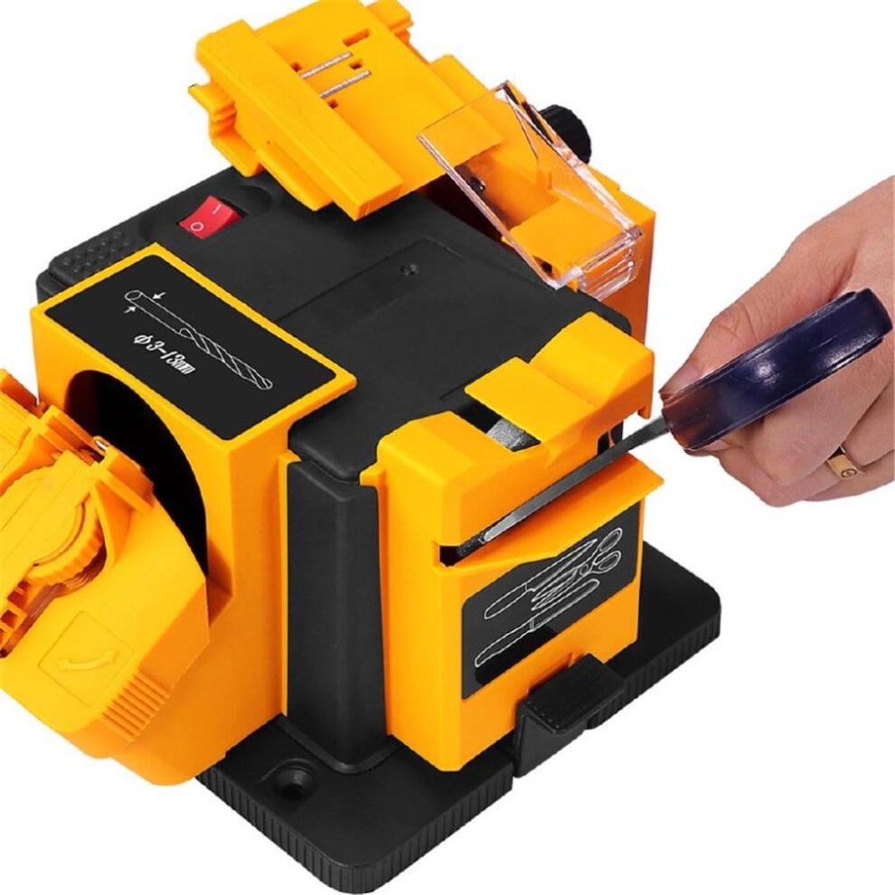 3in1 96w Multifunction Electric Knife Sharpener Drill Sharpening Machine Knife Scissor Sharpener Household Grinding Tool