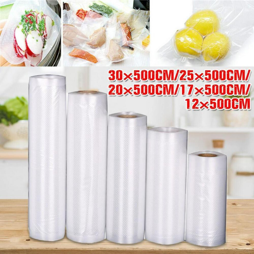 (25*500cm) 12+17+20+25+30cm*500cm Rolls/Lot bags for Vacuum Packer Vacuum Bags for Food Vacuum Sealer Food Fresh Long Keeping