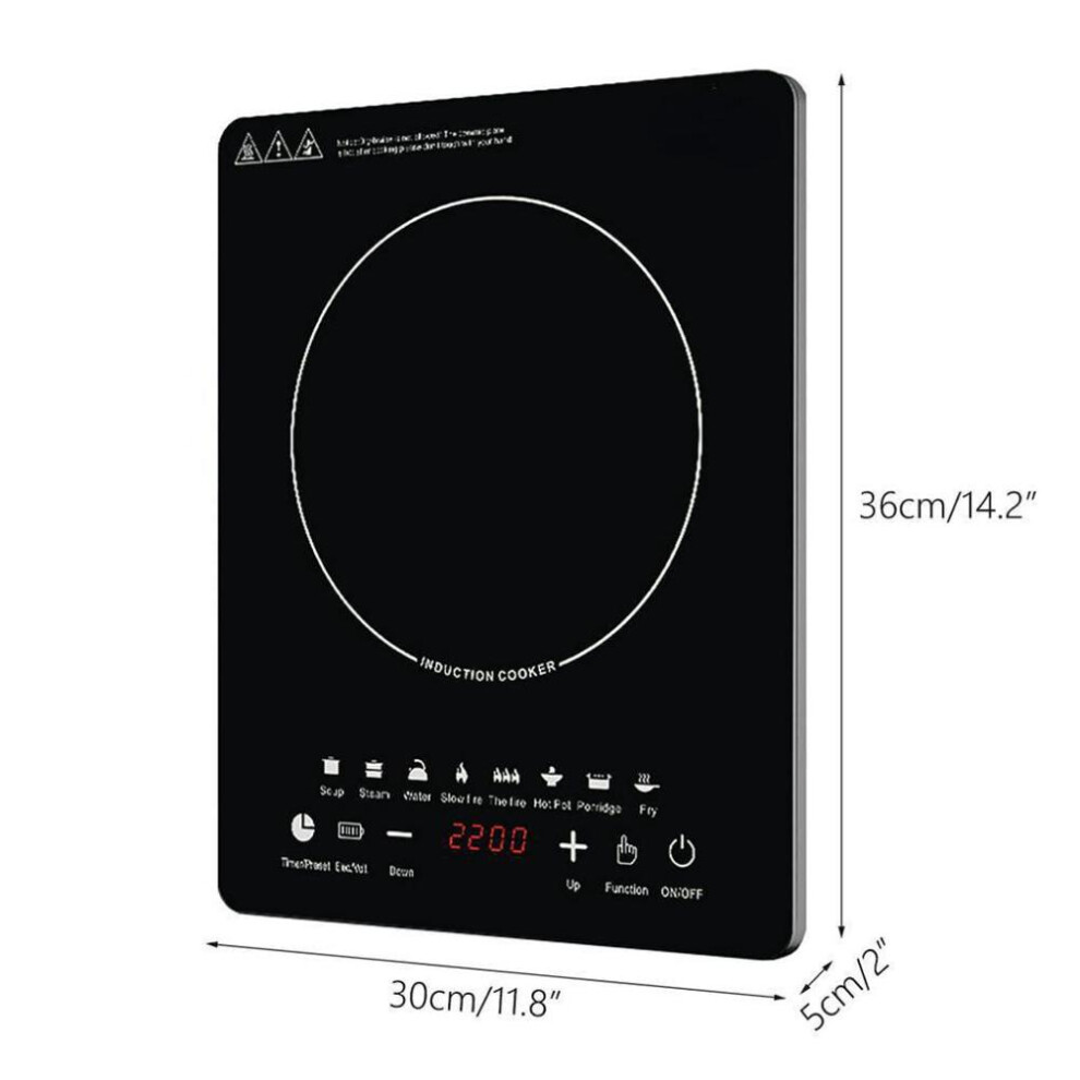 2200w Induction Cooker Smart Electric Oven Plate Creative Precise Control Cookers Hob Cooktop Cooking Plate Hot Pot 2200w Tea Boiler 110v/220v