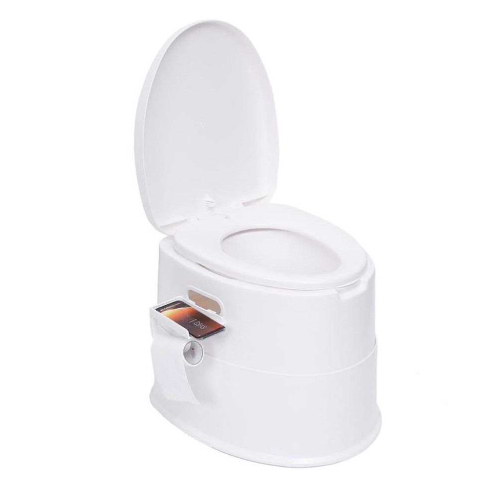 (white) Portable Travel Toilet For Camping And Hiking Children Adult Mobile Toilet Outdoor Home Elderly Hospital Travel Boat Pregnant