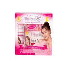 Brilliant Skin Rejuvenating Facial Set Clear Complete Skincare Set for Glowing, Youthful Skin