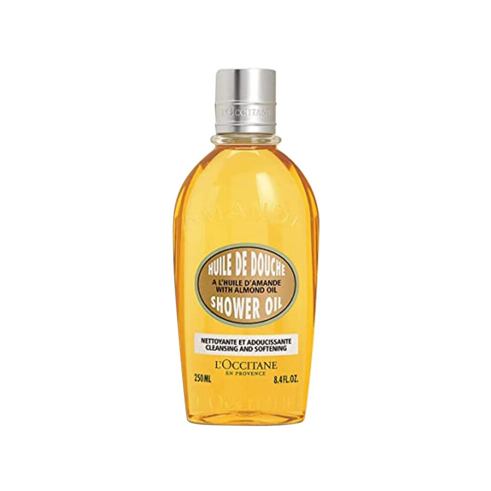 L'OCCITANE Almond Shower Oil  Nourishing and Hydrating Shower Oil for Soft, Smooth Skin 250ml
