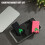 (Black & Powder) 2 Pack Mini Jet Flame Lighter 5