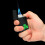 (Black & White) 2 Pack Mini Jet Flame Lighter 8