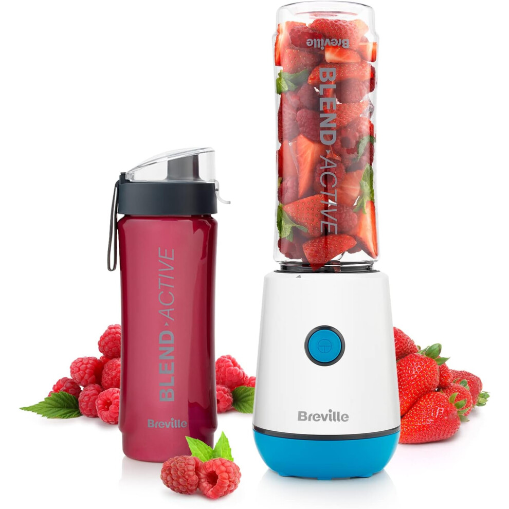 (Breville Blend Active Personal Blender & Smoothie Maker | 350W | 2 Portable Blend Active Bottles (600ml) | Leak Proof Li) Breville Blend Active Perso