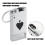 (Silver) Cigar Cutter and Cigar Lighter Set 4