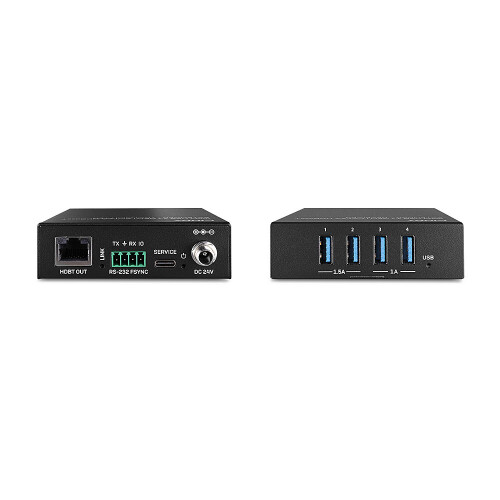 LINDY - transmitter and receiver - USB/network extender - USB 3.2 Gen 1, HDBaseT 2