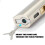 (Silver) Triple Jet Flame Cigar Lighter and Cutter Set 4