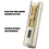 (Silver) Triple Jet Flame Cigar Lighter and Cutter Set 5