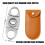 (Silver) Triple Jet Flame Cigar Lighter and Cutter Set 7