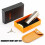(Silver) Triple Jet Flame Cigar Lighter and Cutter Set 8