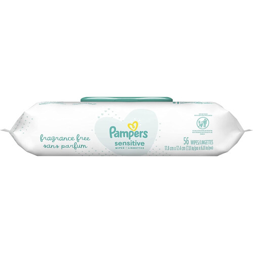 Pampers Pampers Wipes Sensitive - 56 Count (Pack of 2) 1