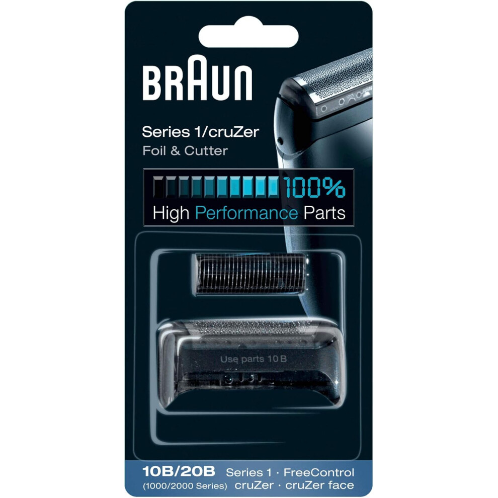 (Braun Series 1 Electric Shaver Replacement Foil and Cutter, Maintain Peak Performance, Compatible with Cruzer & Series 1) Braun Series 1 Electric Sha