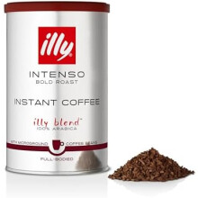 illy Coffee, Intenso Instant Coffee, Dark Roast, Made From 100% Arabica Beans, Bulk Pack of 6 x 95g