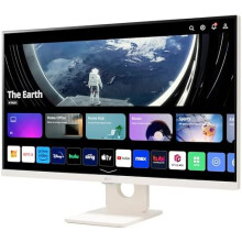 LG MyView Smart Monitor 27SR50F, 27 Inch, Full HD 1080P IPS Panel Built in Speakers Wifi & Bluetooth Connectivity Virtually Borderless
