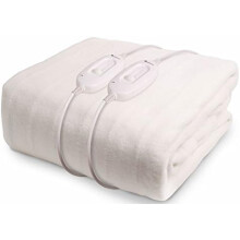 Homefront Electric Blanket Double Size Premium Fitted Heated Mattress Cover Underblanket Elasticated Skirt Overheat Protection (Double)