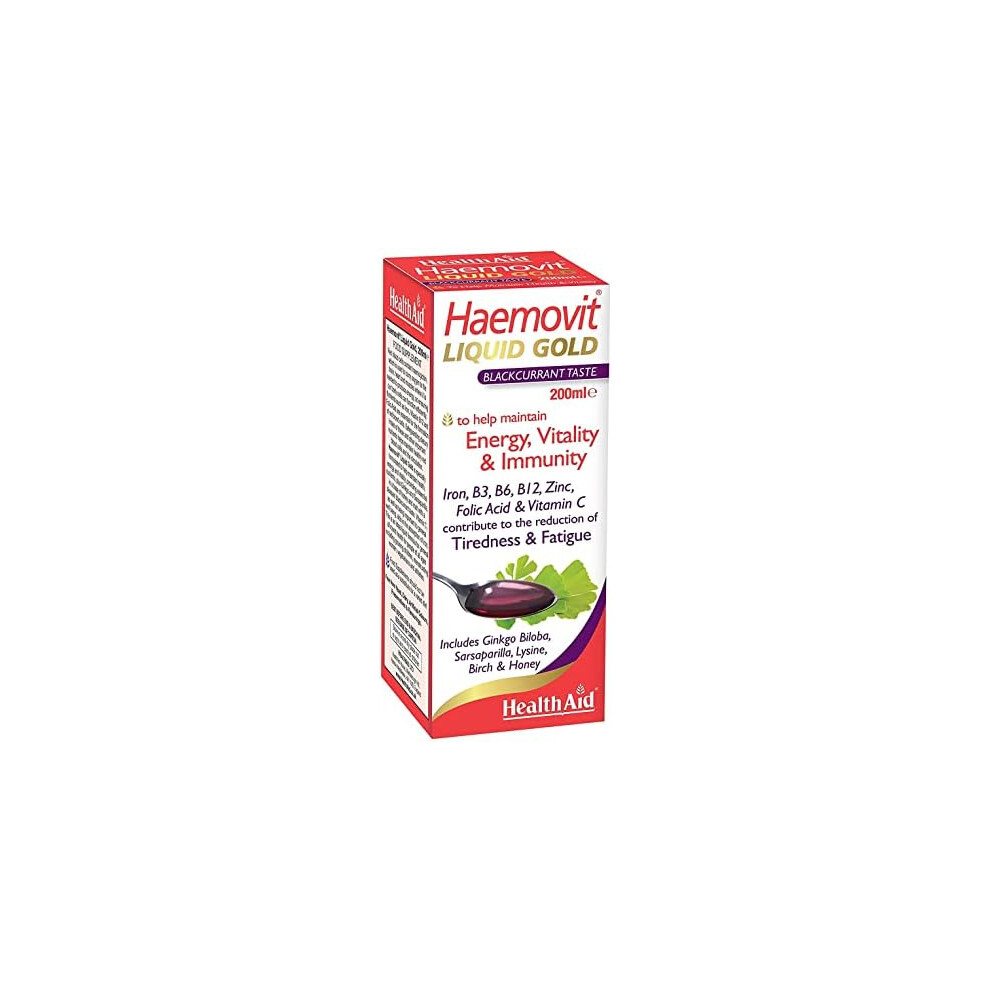 Health Aid Gold Healthaid Haemovit Tonic Liquid 200Ml