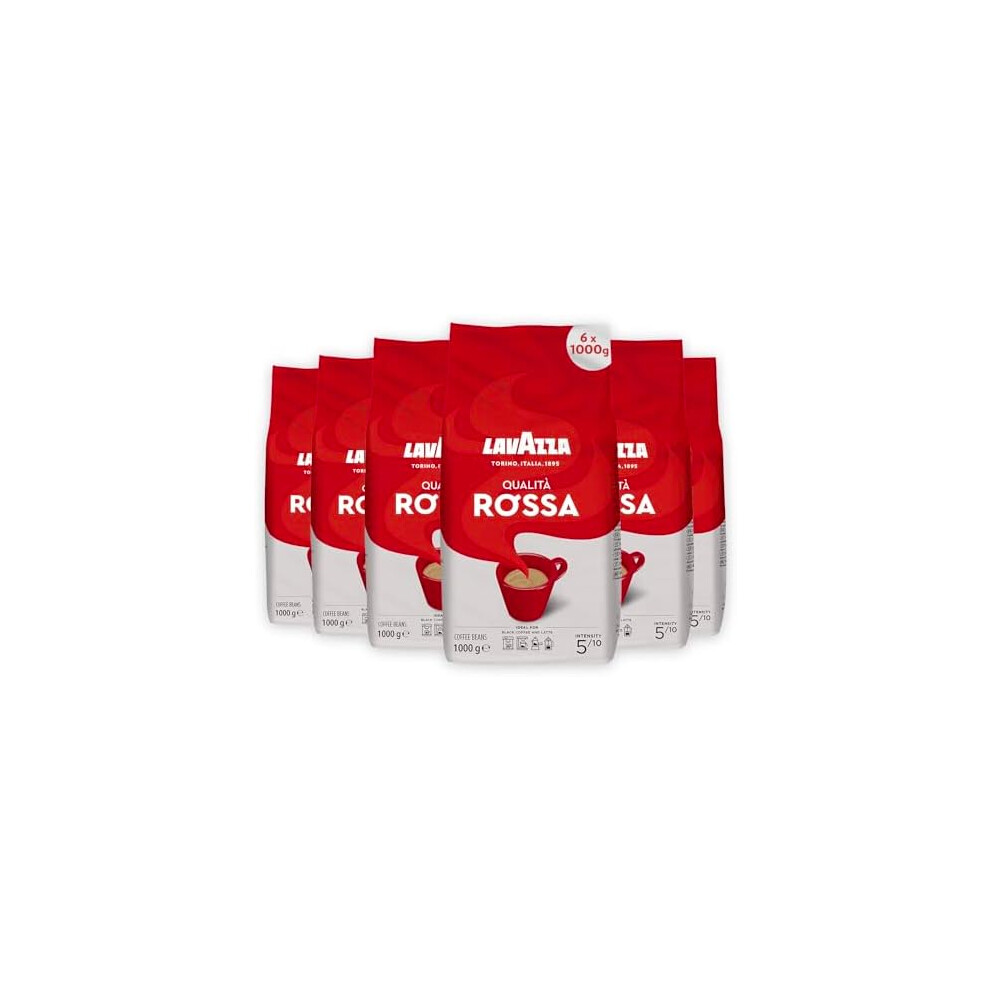 Lavazza Qualita Rossa Coffee Beans, 1 kg, 6