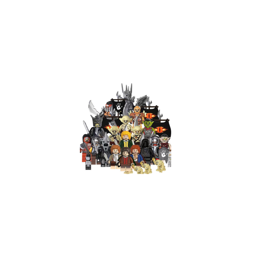 Enekio 18Pcs Lord Of The Rings Minifigures Toys