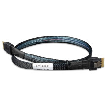 ICY DOCK MB323L-B SlimSAS 4i SFF-8654 to SlimSAS 4i SFF-8654 Cable