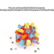 Bubble Rubber Ball Dog Toy Interactive Dog Puzzle Toys Pet Snuffle Ball Toy