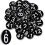 Black Number Tags 1-50 Plastic Numbered Tokens Plastic Table Numbers Numbered 1