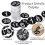 Black Number Tags 1-50 Plastic Numbered Tokens Plastic Table Numbers Numbered 5