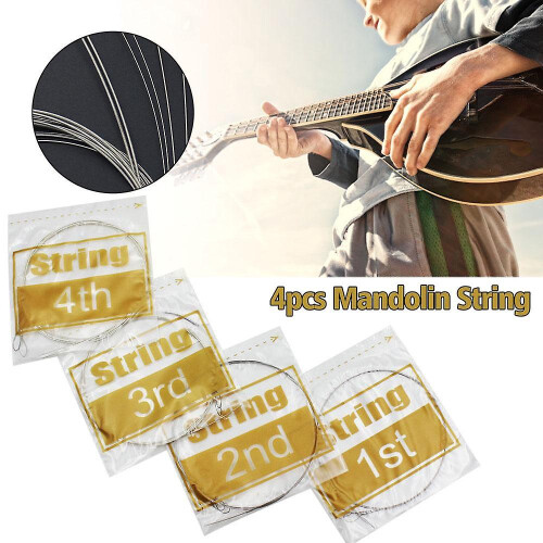 4pcs Mandolin String Stainless Steel Exquisite Stringed Musical Instrument 2