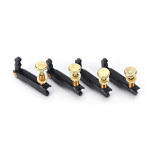 4x Musical Instruments Metal Tone Fine Tuner Adjuster For 4/4 3/4 Violin Black Hfmqv