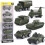 Car Model Mini Pocket Size For Military Vehicles, 6 Pieces 1