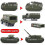 Car Model Mini Pocket Size For Military Vehicles, 6 Pieces 5