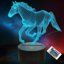 Horse Gifts For Girls, Horse Night Light. Horse Lamp With Remote Control 16 Colors Changing For Kids Room Holiday Xmas Gifts
