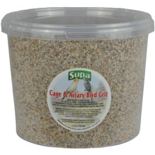 Cage and Aviary Bird Grit, 3 Litre Bucket, Combination Of Soluble & Insoluble Grits and Charcoal Which Aids Good Health, Aids Digestions And Increase