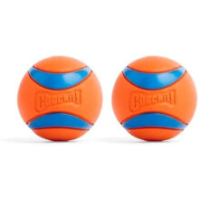 Ultra Ball Dog Toy, Durable High Bounce Floating Rubber Dog Ball, Launcher Compatible Toy For Dogs, Medium (Pack of 2)