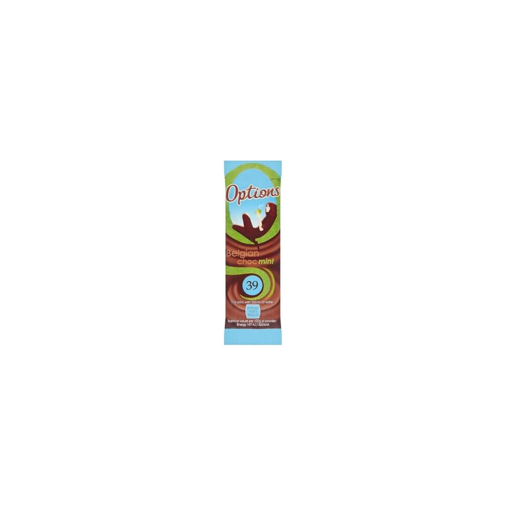 Twinings Options Belgian Mint Chocolate Sachets - Pack Of 30 Green